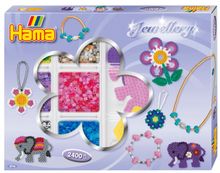 Hama Набор термомозаики Midi 2400 шт + Украшения (3716)