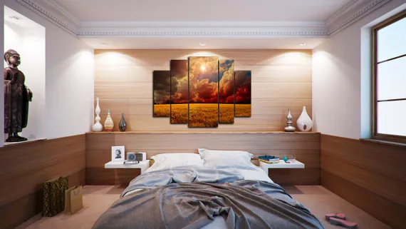 Модульная картина "Красивый закат"