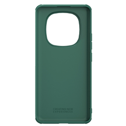 Усиленный чехол зеленого цвета (Deep Green) от Nillkin для Xiaomi Redmi Note 14 Pro+ Плюс, серия Super Frosted Shield Pro