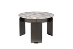 Стол журнальный Garda Decor Garda Decor, мрамор Арабескато Корчия (Arabescato Corchia) d60*40 см