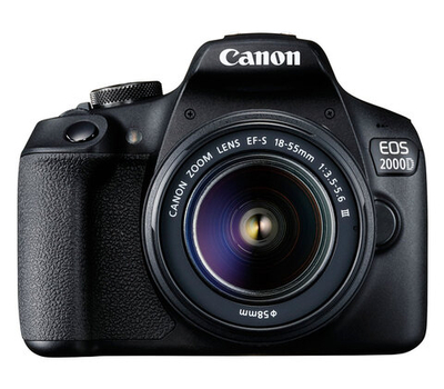 Зеркальный фотоаппарат Canon EOS 2000D Kit EF-S 18-55 III (уцененный)