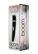 Черный фаллоимитатор с вибрацией Yla White - 19 см. (Цвет: черный)