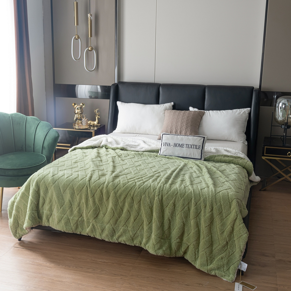 Плед Fluffy/Пушистый бамбуковая микрофибра FL013