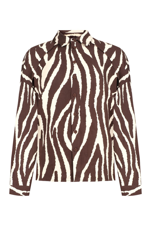 TWINSET Блуза из вискозы с принтом