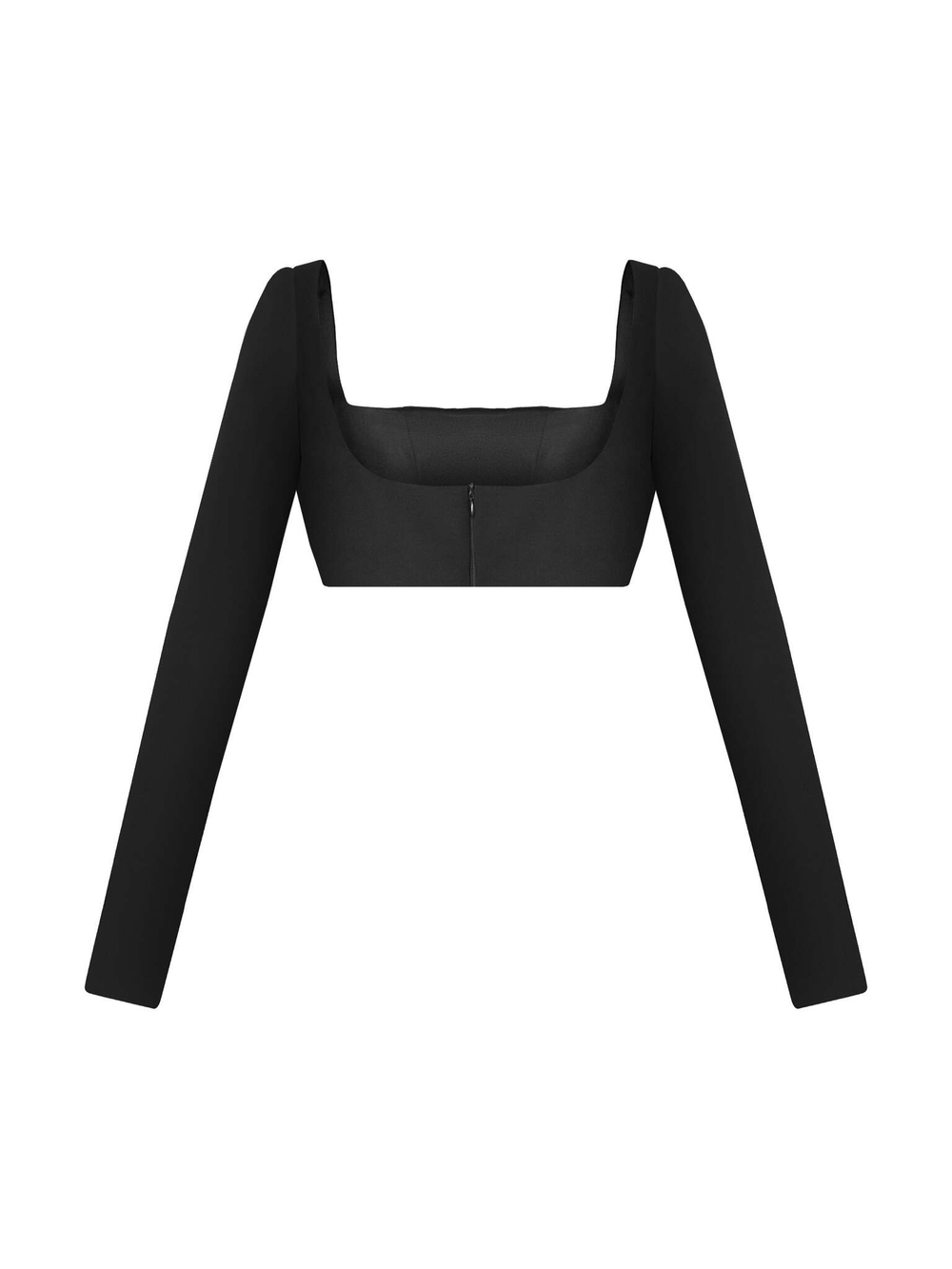 Кроп-топ с длинными рукавами