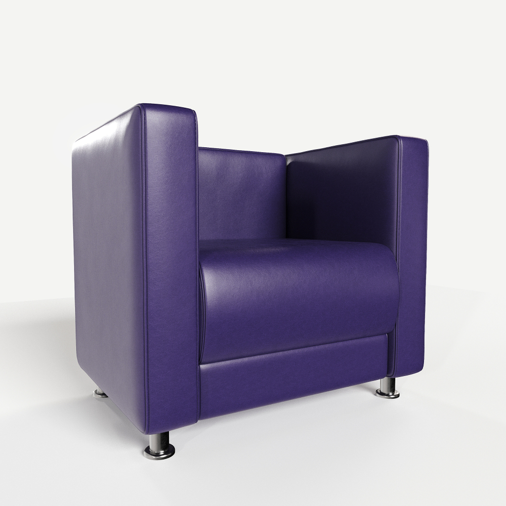 Кресло мягкое Пауза B09 (Фиолетовый)