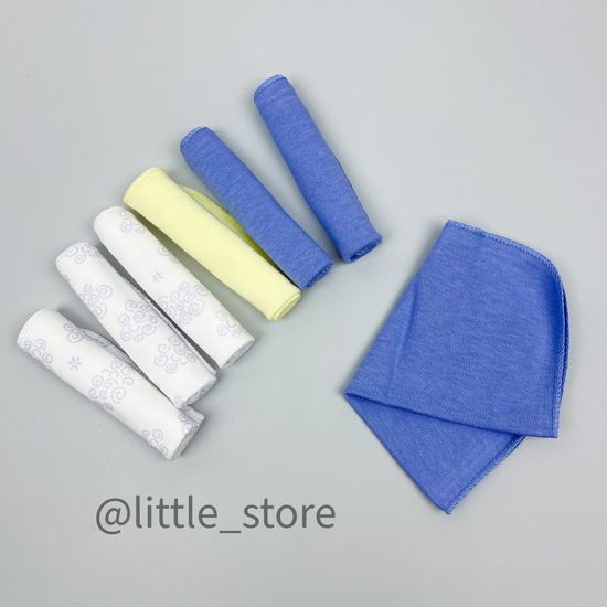 Комплект платочков хлопковых "Лиловые"