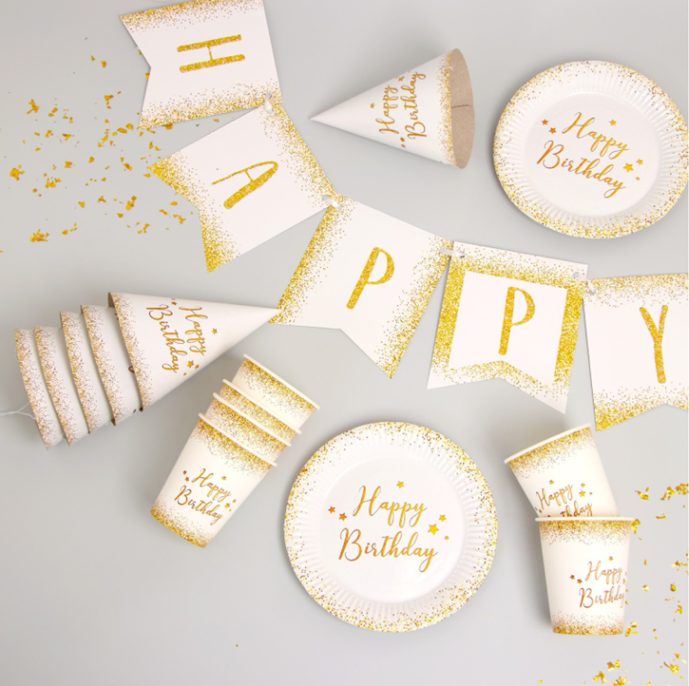 Набор праздничной посуды &quot;Happy Birthday&quot;