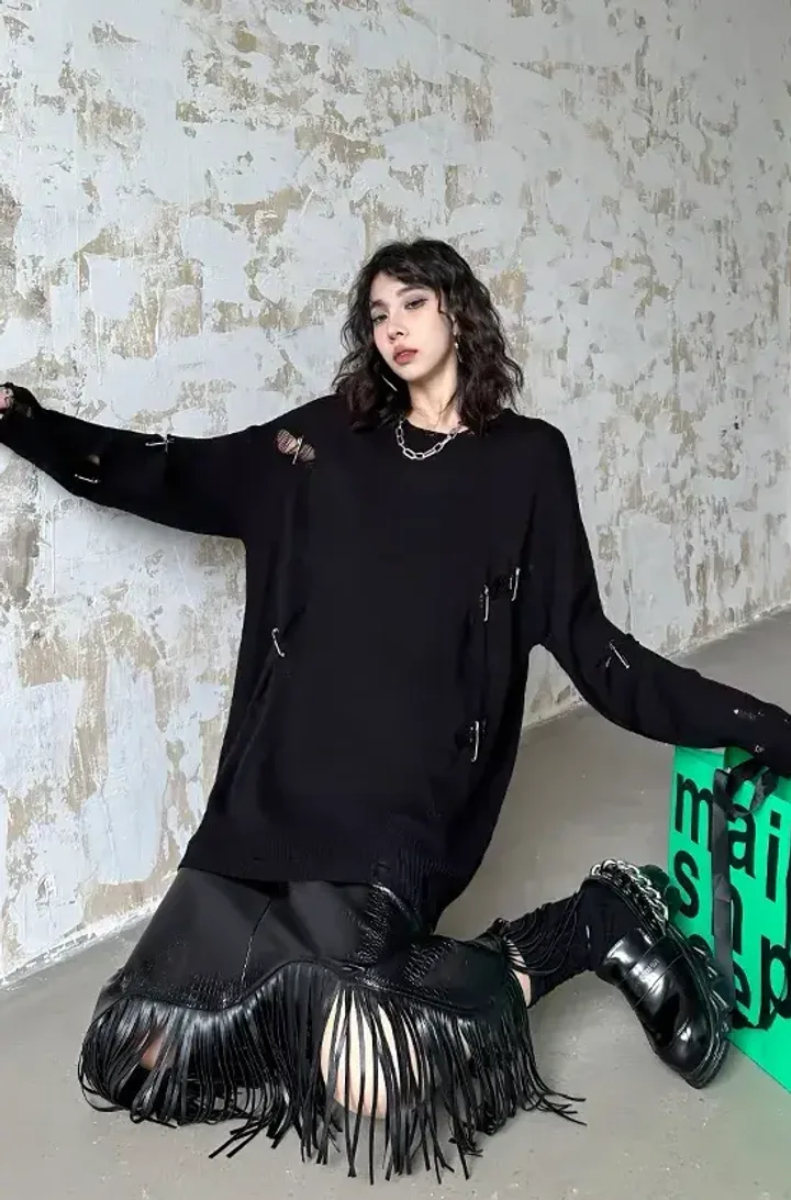Удлиненный свитер «ROX»