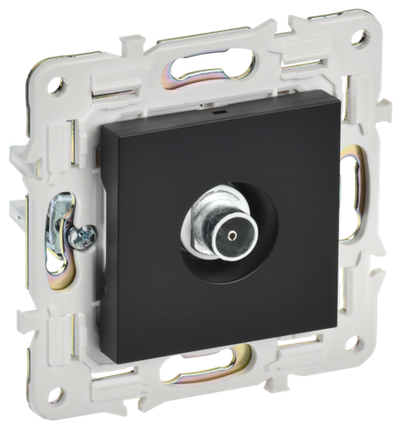 SKANDY Розетка TV оконечная SK-A12Bl черный IEK