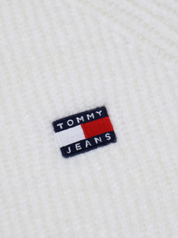 Свитер на молнии Tommy Jeans Quarter-Zip Raglan Ancient White Melange