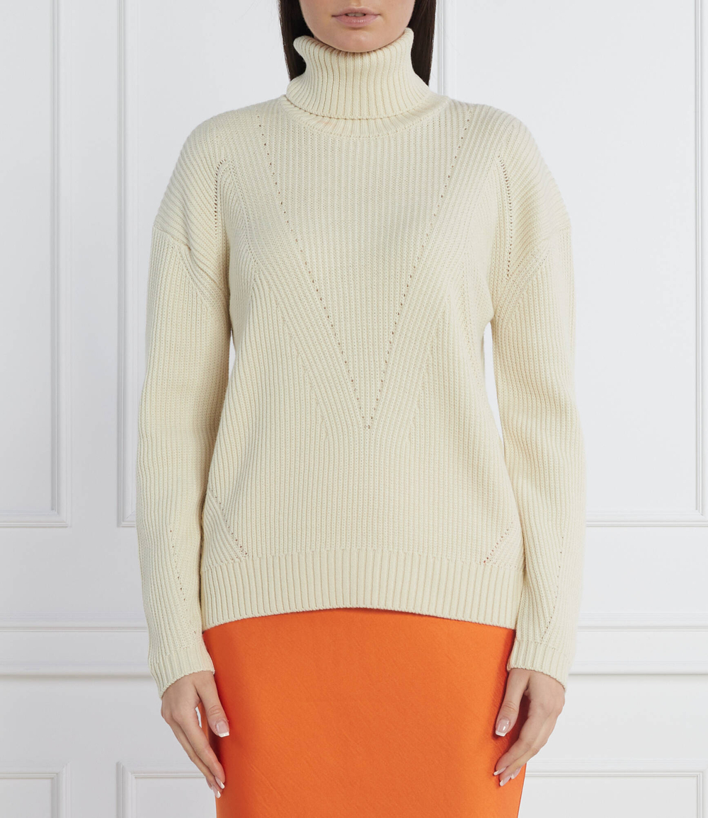 Хлопковый гольф Patrizia Pepe - бежевый(2K0159 K9O3)