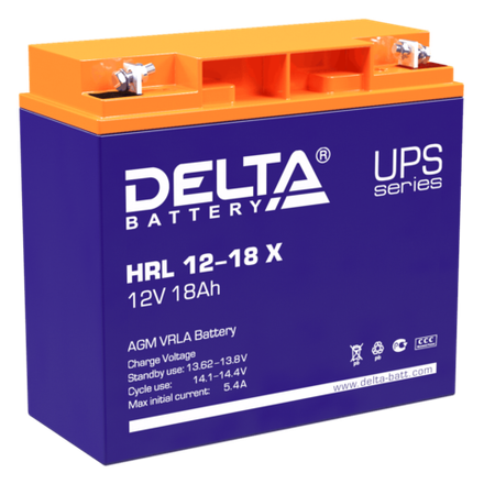 Аккумулятор DELTA HRL 12-18 Х
