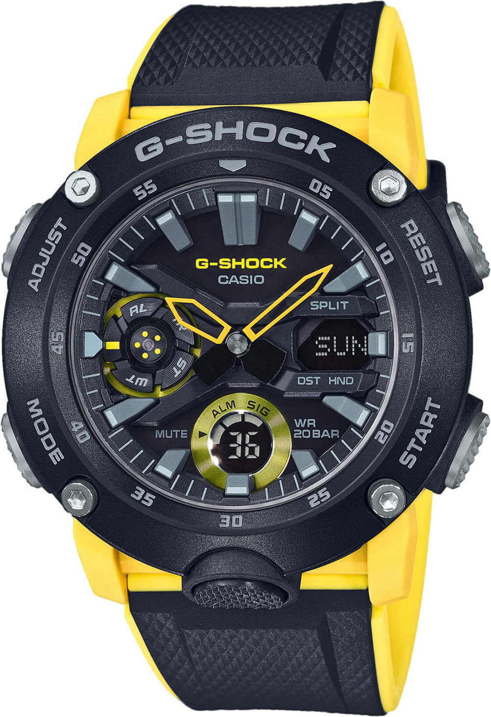Мужские наручные часы Casio G-Shock GA-2000-1A9
