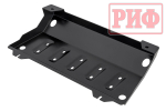Площадка под лебёдку c защитой радиатора в штатный бампер Mitsubishi Pajero Sport 2021+ дизель РИФ