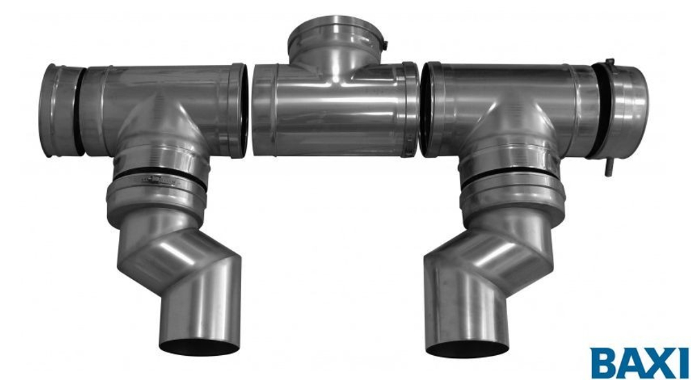 Дымоотводящий комплект для двух котлов в каскаде диам. 250 мм (LXO00069144)