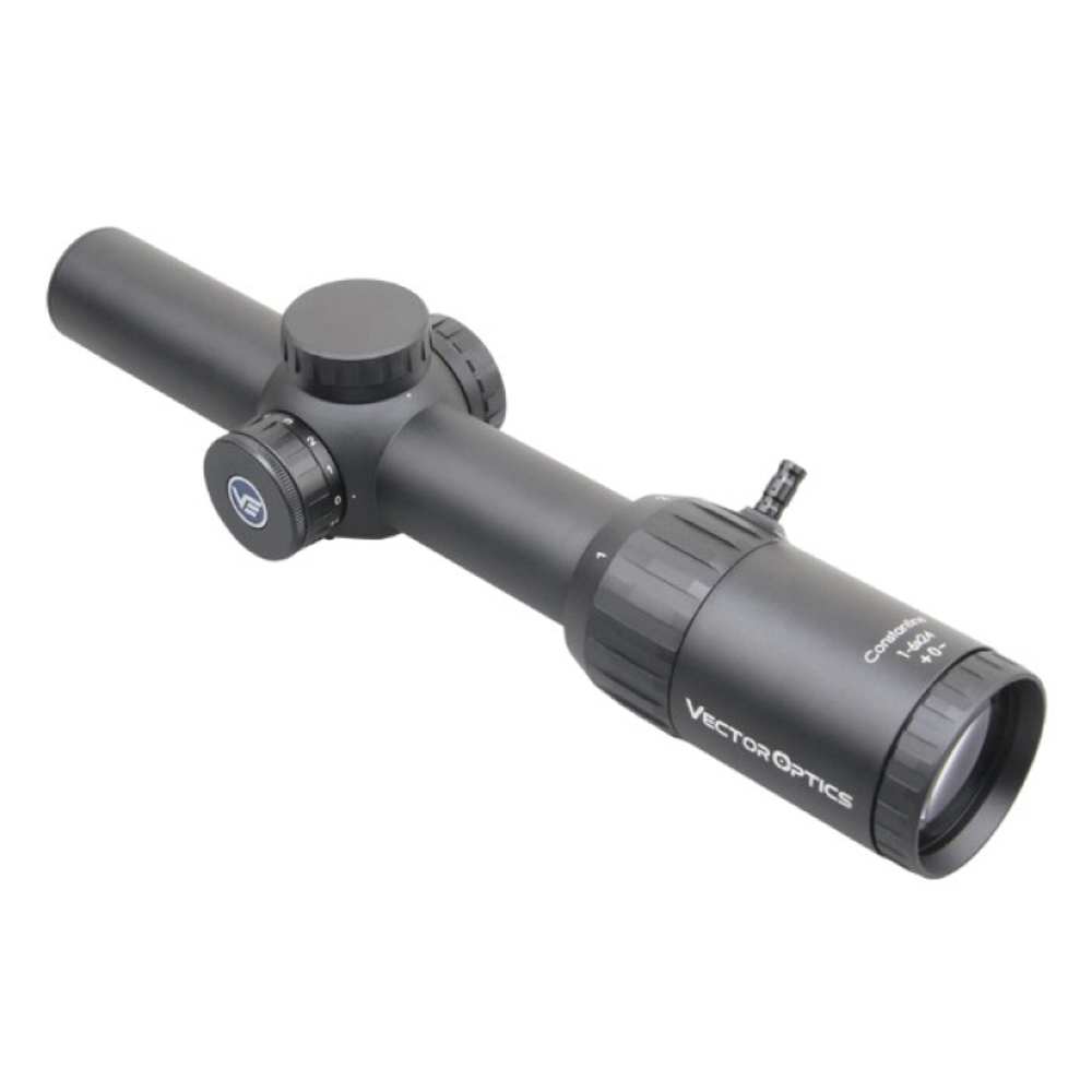 Прицел Vector Optics Constantine 1-6x24, ( Сетка Fiber Center Dot / с подсветкой )