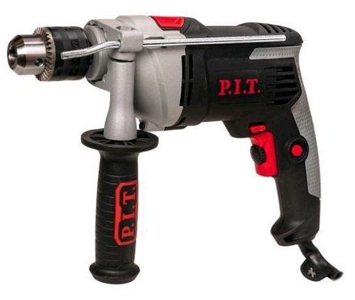 Дрель ударная PSB13-C8  (950Вт, мет. корпус редуктора,ключевой патрон 13мм, 0-3000 об/мин)  P.I.T.