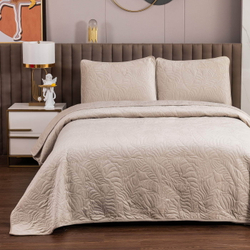 Покрывало 160х220 и наволочка 50х70 Sofi De MarkO Мелисса светло-бежевое