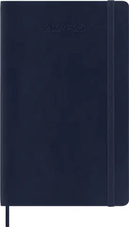 Еженедельник на 2025-2026 гг Moleskine Academic Soft WKNT (DSB2018WN3) 13х21см, мягкая обложка, синий сапфир
