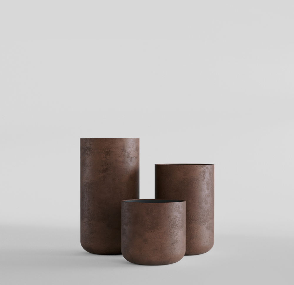 Кашпо, коллекция Color, форма TOPPER