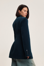 Платье-жакет из вельвета