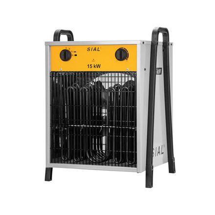 Тепловая пушка электрическая SIAL DA15 - [15 кВт / 380В] промышленный тепловентилятор 1250 м³/ч