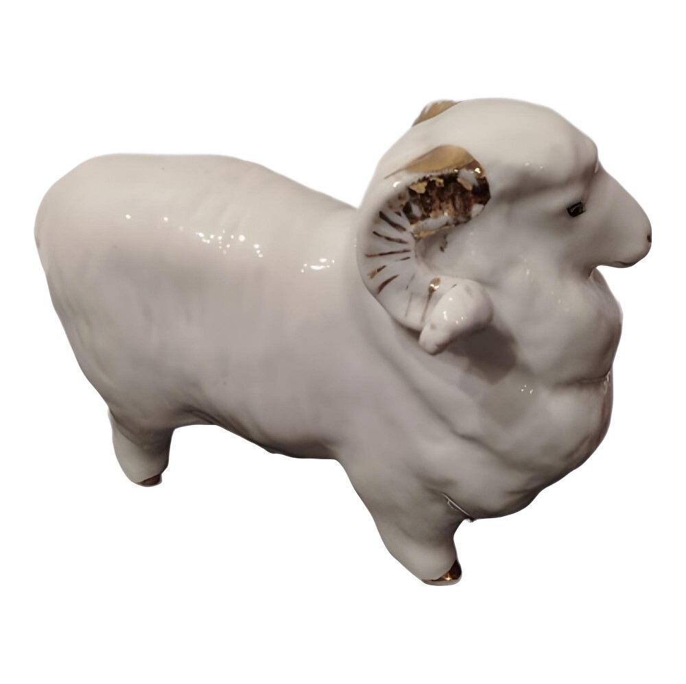 Фарфоровая Статуэтка "Баран", СССР, ЛФЗ, 1970 - 1991 гг.