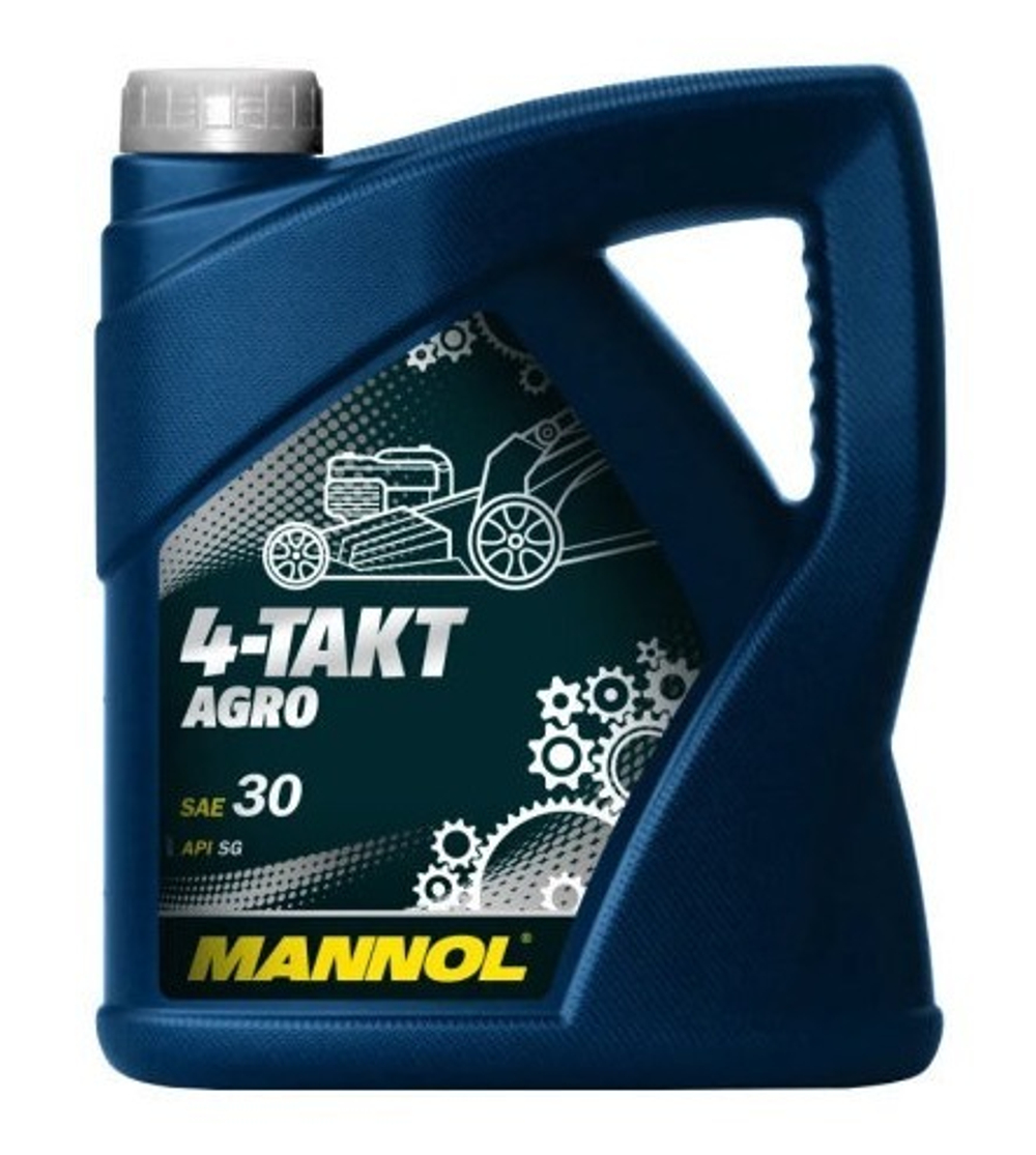 Масло Mannol мототехника 4T Takt Agro SAE 30 4л