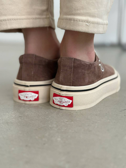 Кеды из натуральной замши