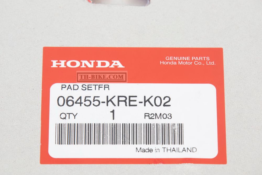 06455-KRE-K01, (06455-KRE-K02). PAD SET, FR. Brake Pads Front Honda PCX125-150 2018-2020