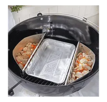 Алюминиевые поддоны-жиросборники большие, 33х23x5, 10 шт., Weber