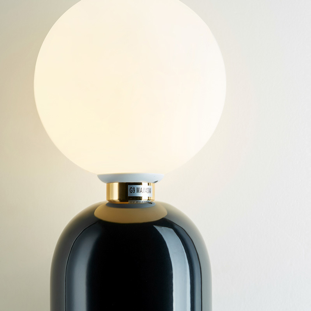 Wall design lamp Aballs by Parachilna (Black)