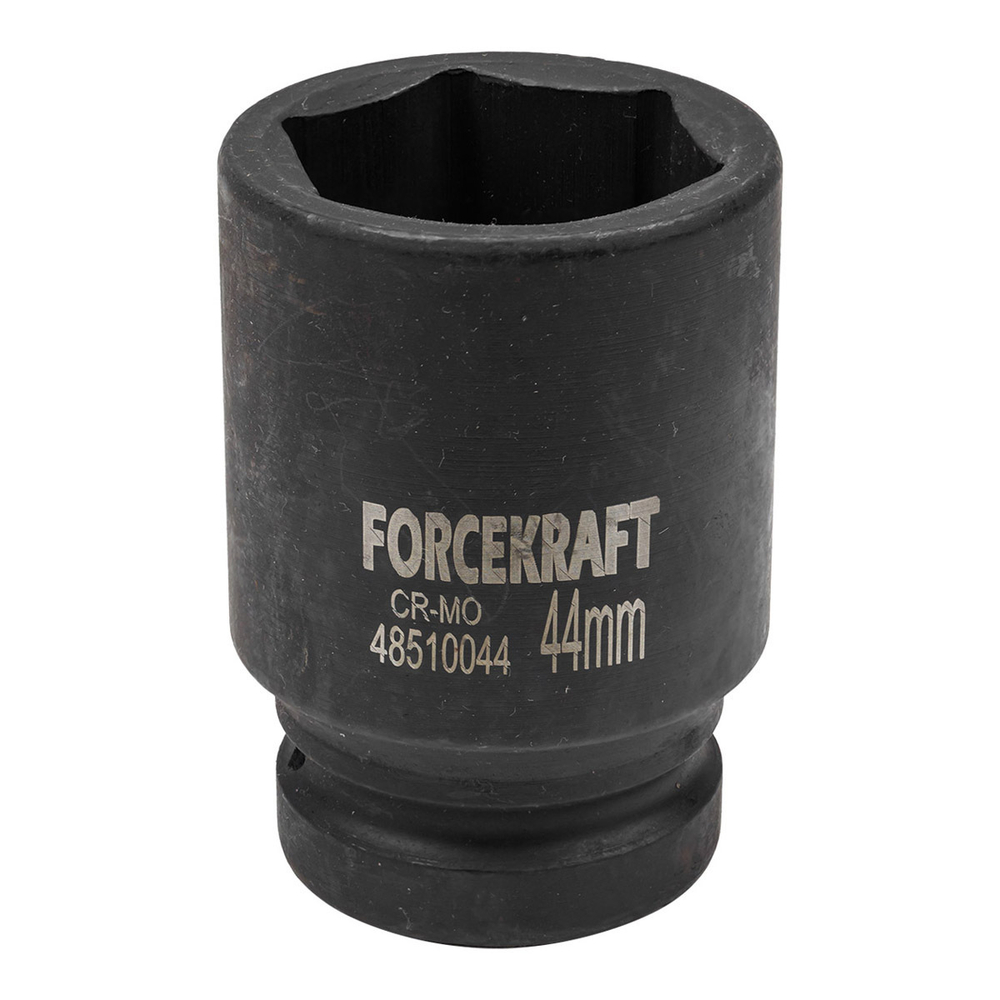 Головка ударная глубокая 1'', 44мм (6гр) FORCEKRAFT FK-48510044