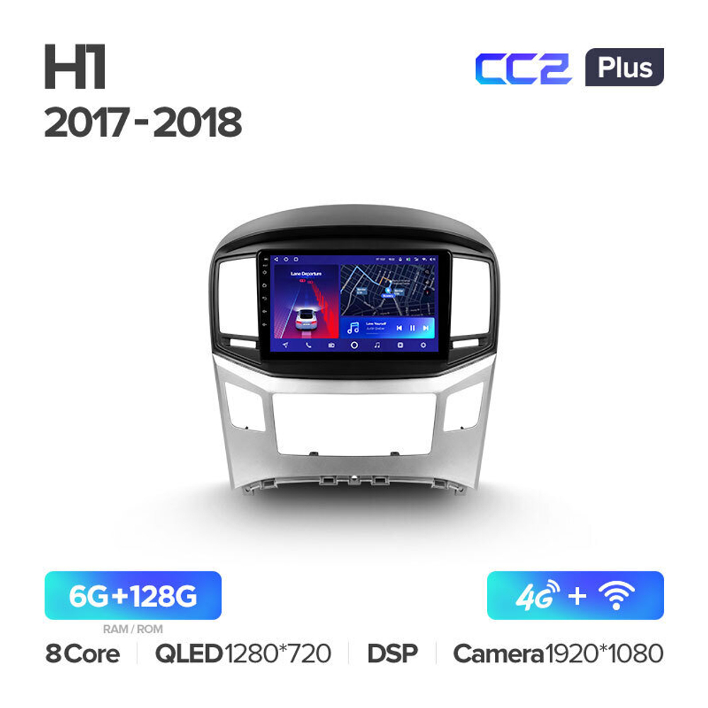 Teyes CC2 Plus 9" для Hyundai H1 2017-2018