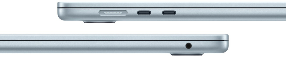 Ноутбук  Apple Macbook Air 15 (2025) 15.3 ", M, 16 Гб RAM, 512 Гб SSD, M4 10-Core GPU, Голубой