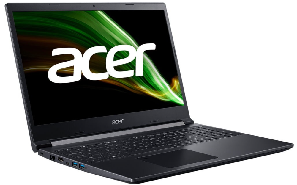 15.6" Ноутбук Acer Aspire 7 A715-42G-R6VJ (1920x1080, AMD Ryzen 5-5500U, RAM 8ГБ,SSD 256ГБ, NVIDIA GeForce GTX 1650, Win 10Pro)