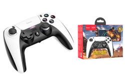 Геймпад HOCO GM9 multi-function PS4 gamepad, беспроводной, черно-белый