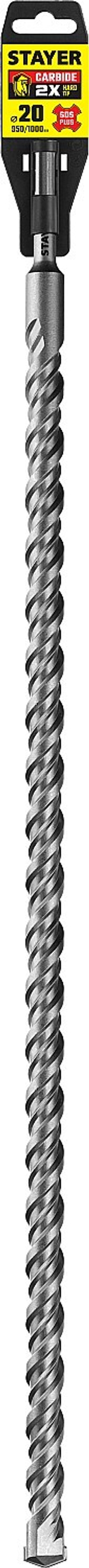 STAYER 20 x 1000 мм, SDS-plus бур, Professional (2930-1000-20)
