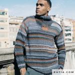 Пряжа для вязания Katia 53% шерсть 47% акрил