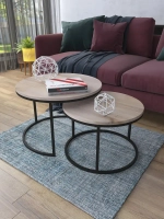 Комплект журнальных столов Акцент - ЧД - МДФ в ПВХ