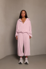 Брюки из фактурного трикотажа