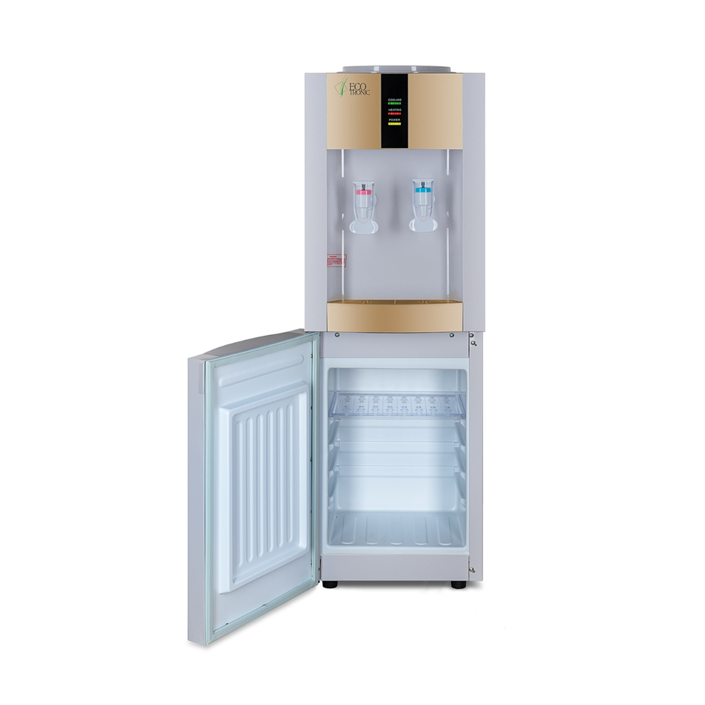 Кулер для воды Ecotronic H1-LCE Gold со шкафчиком