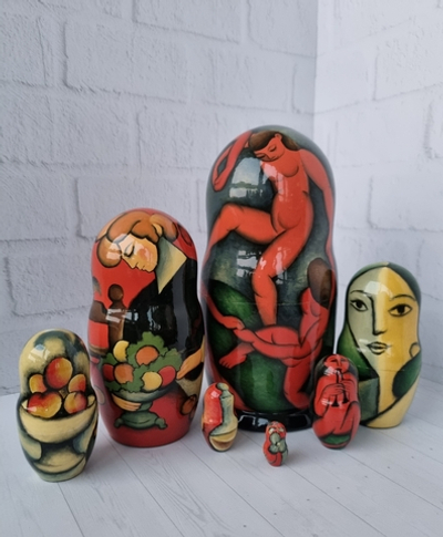 Матрешка "Танец" Матис 7мест