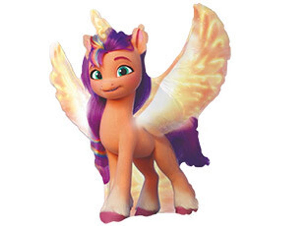 Шар фольга Фигура My Little Pony, Лошадка Санни 34''/86 см с гелием