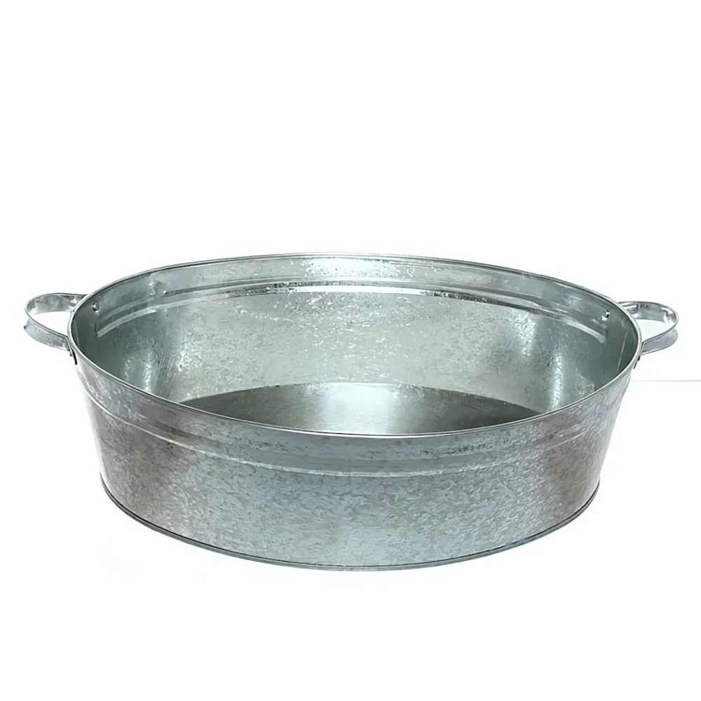 Таз оцинкованный овальный 23л