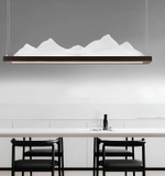 Chandelier  horizontal Lila