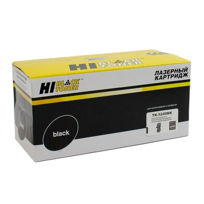 Тонер-картридж Hi-Black (HB-TK-5240Bk) для Kyocera P5026cdn/M5526cdn, Black, 4K