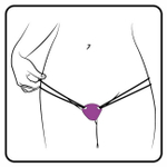 Бесшумный перезаряжаемый женский массажер для клитора и точки G Mr. Hook (10 режимов) (Цвет: фиолетовый)