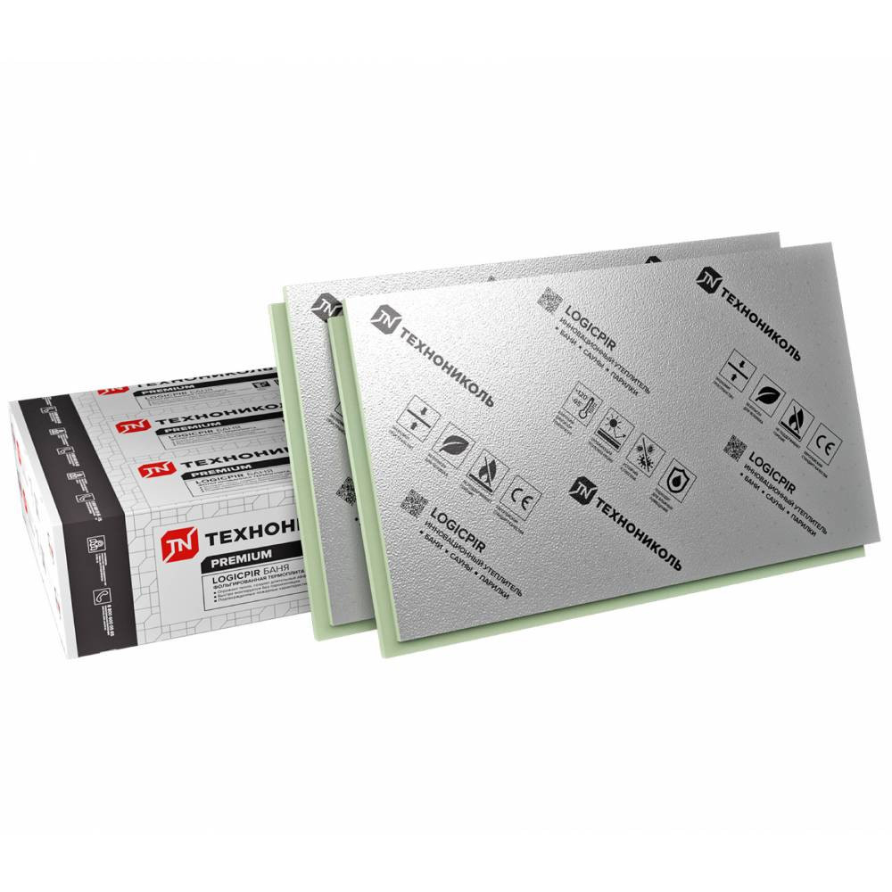 Теплоизоляция Технониколь Logicpir L Баня 1190х590х50 мм